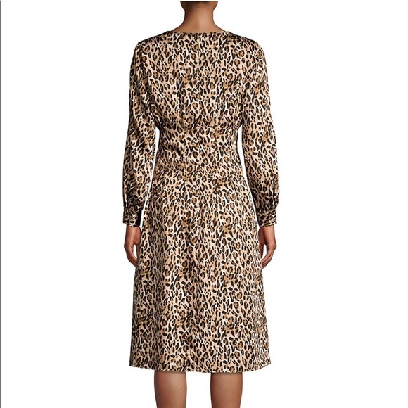 Brand New! Donna Karan Leopard Print Dress Size 8 - Picture 7 of 13